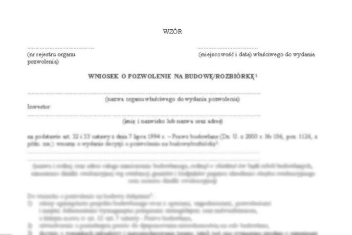 Dokumenty do rozpoczęcia budowy